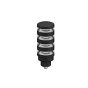 TL50 Pro Tower Light with IO-Link, Beacon Black Housing: 4-Segment, TL50BL4KQ