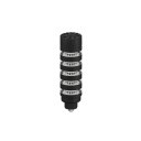 TL50 Pro Tower Light with IO-Link Audible, Beacon Black Housing: 5-Segment, TL50BL5AKQ