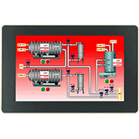 Rugged Graphic Series Graphite® 9" Modular HMI, Dual Ethernet, Indoor