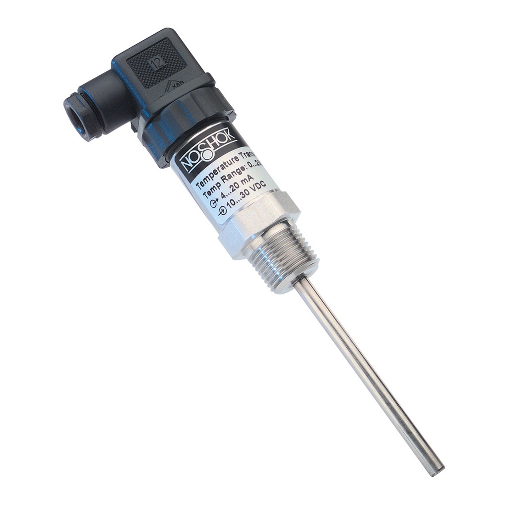 800 Series Platinum Resistance Temperature Transmitter, 40 to 120 °F, 1/4" NPT-Male, 2.5" Stem, 6 mm Stem Diam