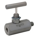 500 Series Standard, Soft Seat Needle Valve, 1/4" NPT, Male x Female, Steel, 0.187" Orifice