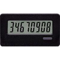 CUB Series CUB7 8-Digit Counter, High Volt. Input, Reflective Display