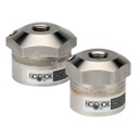 Type 25, Non-Replaceable Diaphragm Seal, All 316 SS, 1/4" NPT Process x 1/4" NPT Instrument, 1/8" NPT Flushing