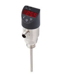 Wika Electronic Temperature Switch with Display Model TSD-30, -4 to +176 °F Range, One Switch Output (NPN) + 4-20 mA, 2" Probe