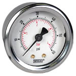 212.53 Series Industrial Brass Dry Pressure Gauge, 0 to 60 psi