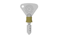 mGARD SS KEY, UNI-DIRECTIONAL, SILVER SEAL ACCESS KEY