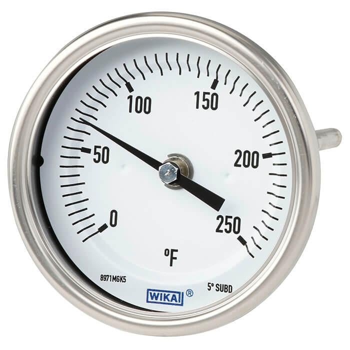 TG.53 Series Bimetal Thermometer, -40 °F to 120 °C