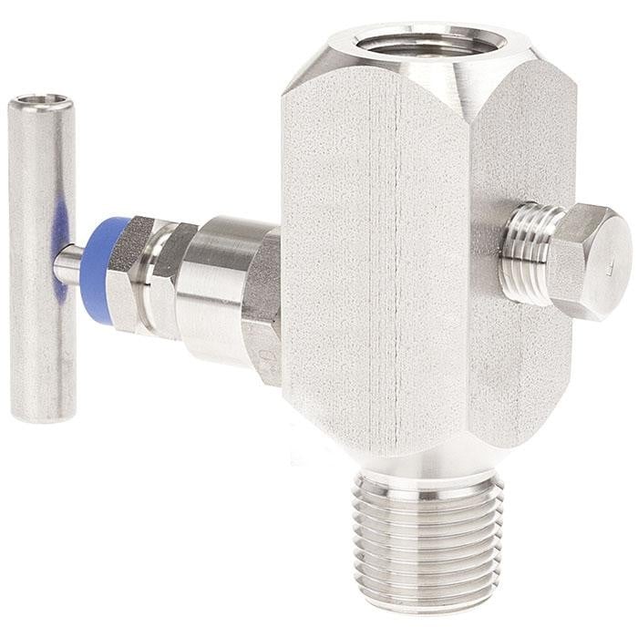 IV10 Series Needle Valve, 316/316L SS, 1/2" NPTF to 1/2" NPTF, 6000 psi