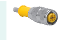 RK 4T-6/S618, Eurofast Cordset with aluminized polyester shield and drain wire. Drain is not connected at the plug. Electrical noise shielding. 6 Meter length