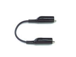 FLUKE ALLIG CLIP PATCH CORD, BLACK, AL-B-48-0