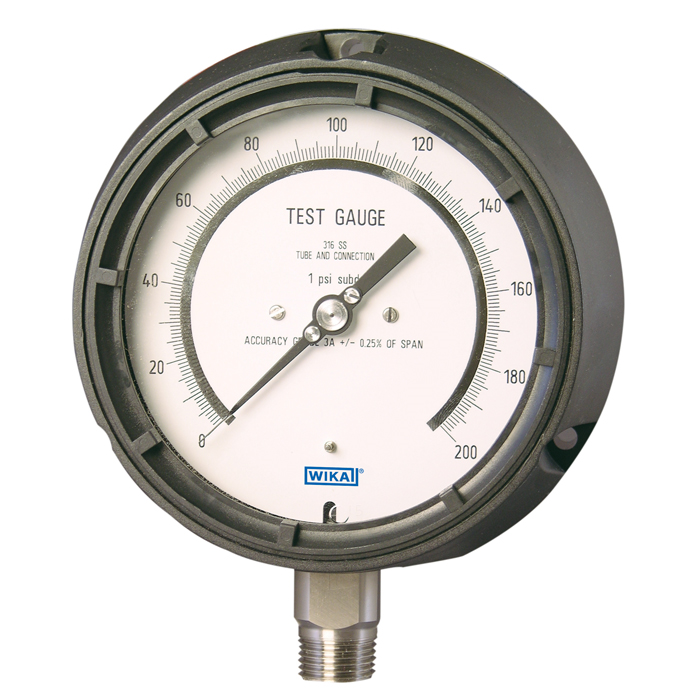 332.34 Series Stainless Steel Dry Precision Test Process Gauge, 0 to 300 psi