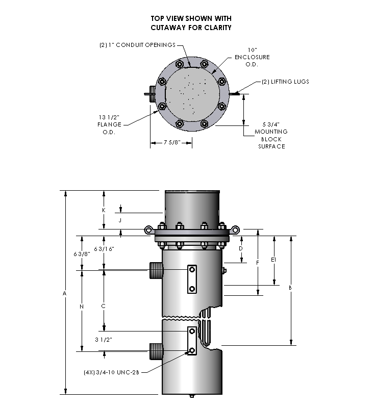 CIRCULATION FLANGE HEATER