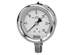 232.53, 4inch, Stainless Steel, Dry Gauge, 1/4"npt LM, 0-30inHG/Kpa