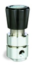 Pressure Reducing Regulator, 316L SS Body, 0-100PSI Outlet, 1/4"NPT, 3500PSI Inlet, Outlet Gauge Port at 90 Degrees