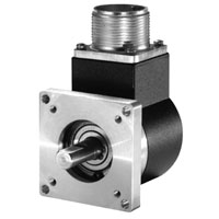 ZDH Series, 2" Flange Mount Shaft Encoder, Quadrature Output, 60 PPR