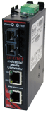 SLX Series, 3-Port, Sixnet SLX-3ES Unmanaged Industrial Ethernet Switch, SC 4km