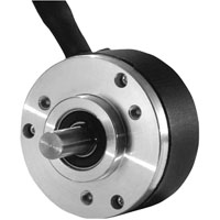 ZSD Series, .25" Servo Mount Shaft Encoder, Quadrature Output, 60 PPR