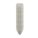 TL50 Pro Tower Light with IO-Link Sealed Omin-directional Audible with Volume Adjust, Gray Housing: 4-Segment, TL504AOSIKCQ