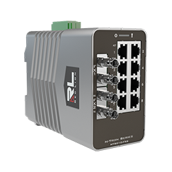 NT-5000 Series, 10-Port, NT-5010-FX2-ST00 Gigabit Managed Industrial Ethernet Switch, 2ST 2km