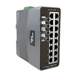 NT-5000 Series, 18-Port, NT-5018-FX2-ST00 Gigabit Managed Industrial Ethernet Switch, 2ST 2km