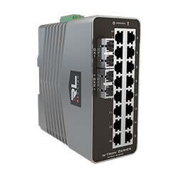 NT-5000 Series, 18-Port, NT-5018-GX2-SC40 Gigabit Managed Industrial Ethernet Switch, 2SC 40km