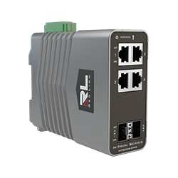 NT-5000 Series, 6-Port, NT-5006-DM2-0000 Gigabit Managed Industrial Ethernet Switch 2 Dual Mode SFP