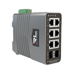 NT-5000 Series, 8-Port, NT-5008-DM2-0000 Gigabit Managed Industrial Ethernet Switch 2 Dual Mode SFP