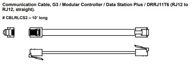 CABLE- Connects RJ12 To RJ12 STRAIGHT