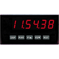 PAX Series PAX® Timer/Real-Time Clock, Red Display, DC Powered