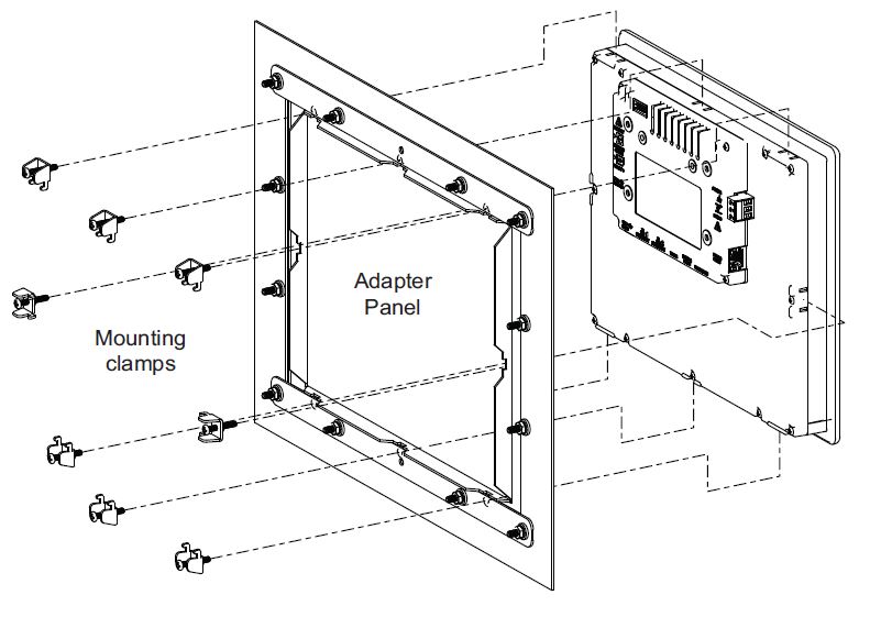 CR1000 & CR3000 Series, G310 To CRx00010 Adapter Plate