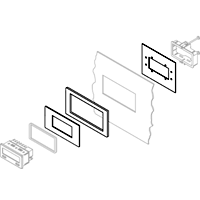 PMK6A- Panel Mount Adapter Kit (1/8 DIN to CUB5)