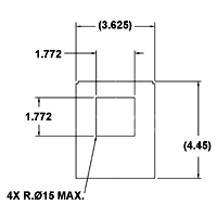 PNL3F- Panel for 1/16 DIN Units