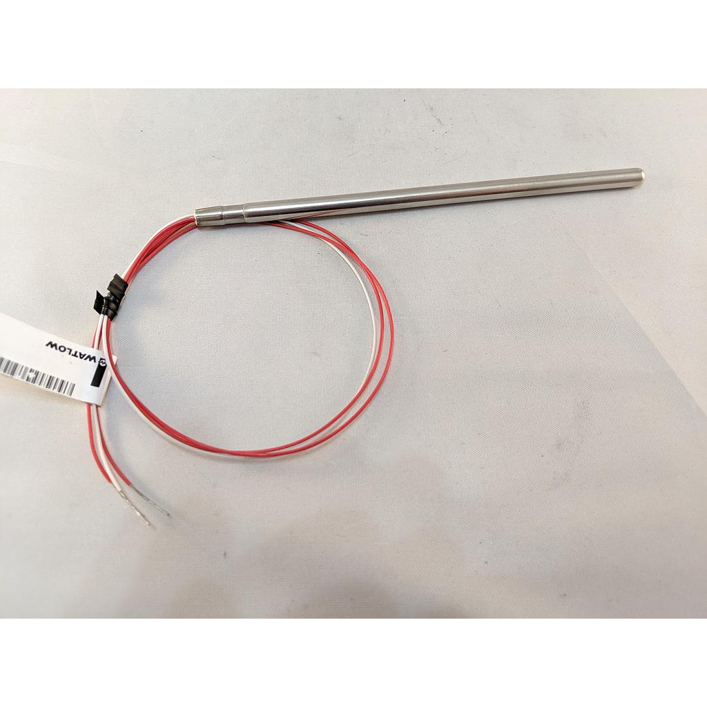 RTD Sensor Style RB Style RTD 4 Wire, 1000 Ohm, .125 Diameter Sheath, 316 SS Tube, 6"Length, 12" Lead Wire