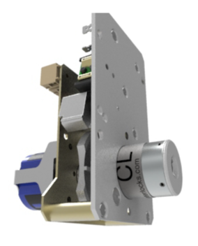 Solenoid Controlled Key Switch with dust cover, 2 locks