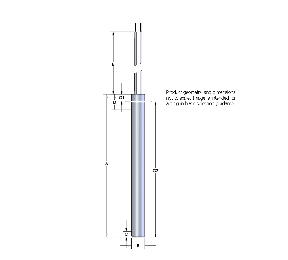 .75" Diameter Firerod Heater