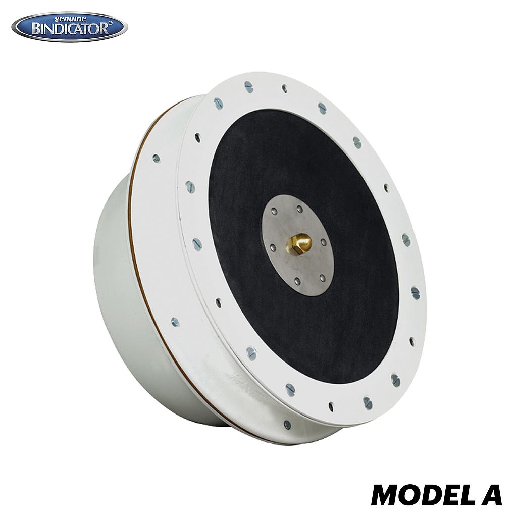 BINDICATOR MODEL A DIAPHRAGM SWITCH, MEDIUM NEOPRENE, ZINC-PLATED CARBON STEEL MATERIALS, MOUNTING - UNDERSLOPE