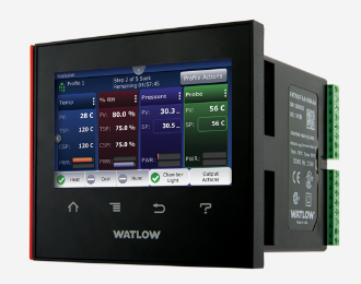 1/4 DIN WATLOW F4T TOUCHSCREEN SINGLE LOOP CONTROLLER WITH DATA LOGGINH AND GRAPHICAL TREND