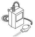 Wall Mount Power Supply Kit, 115VAC/12VDC, with Connector, for DR Gauges