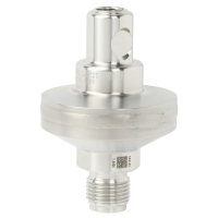 1/4" NPTF x 1/2" NPTM Mini Seal, 1/4" Flushing Connection, 1.6" Diaphragm Diameter, L990.34.N2FXN4M.SS.SS-2.SS.1500