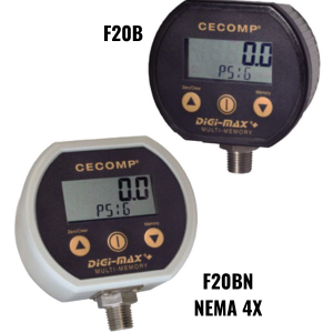 Cecomp F20B Series Battery Powered Pressure Gauge