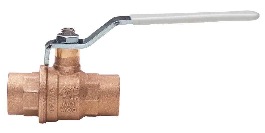 B115 LF / B125 LF, Lead Free Series, Full Port, Forged Bronze Ball Valve w/Solder Ends