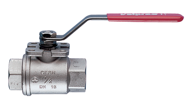 700001 Inox-Val Series, Full Port, SS Ball Valve, 350-2000 psi, FNPT Threaded w/ ISO 5211 pad and Double "D" Stem