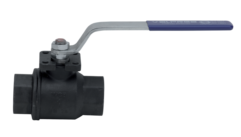 700056 Inox-Val Series, Full Port, Carbon Steel Ball Valve, 1000 psi, FNPT Threaded, ISO 5211 Pad and Double "D" Stem