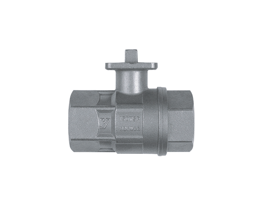 700076 Inox-Val Series, Full Port Stainless Steel Ball Valve, 1000 psi, FNPT Threaded, ISO 5211 Direct Mounting Pad