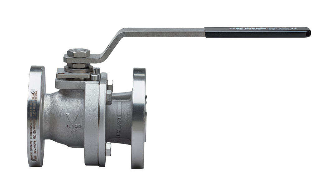 68R015 Split-Body Series API 608 Super Duplex Stainless Steel ANSI 150 Flanged, Full Port, Split-Body Ball Valve w/ ISO 5211 pad and Double "D" Stem