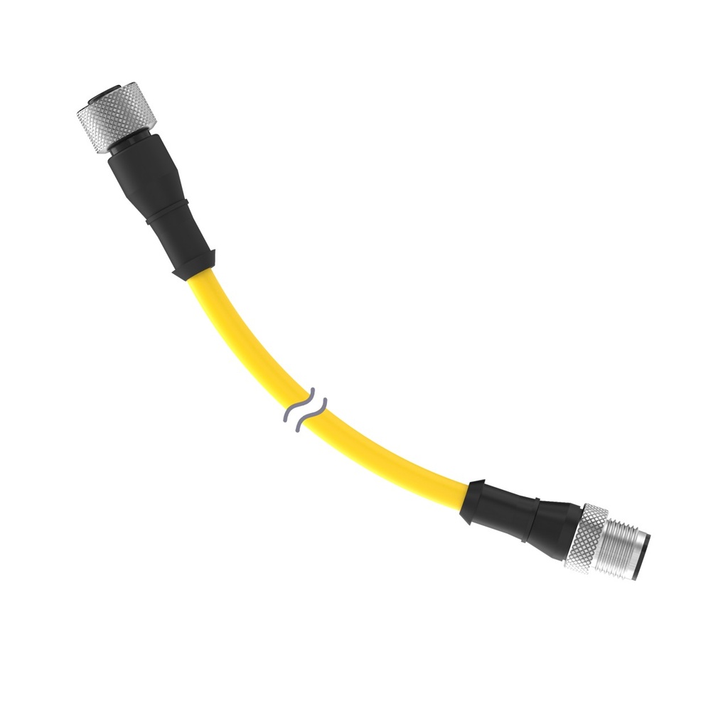 Euro QD Adaptor Cable 8-Pin to 5-Pin Length 7.62m (25ft), DEE8-525D