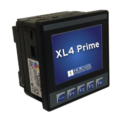 Horner XL4 Prime Controller 3.5" with Improved Performance, 12 DC In, 12 DC Out, 2 Analog In (mA/V/Tc/mV/RTD), 2 Analog Out