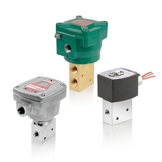 327 Series 1/4" 3-Way High-Flow Direct Acting Solenoid Valve