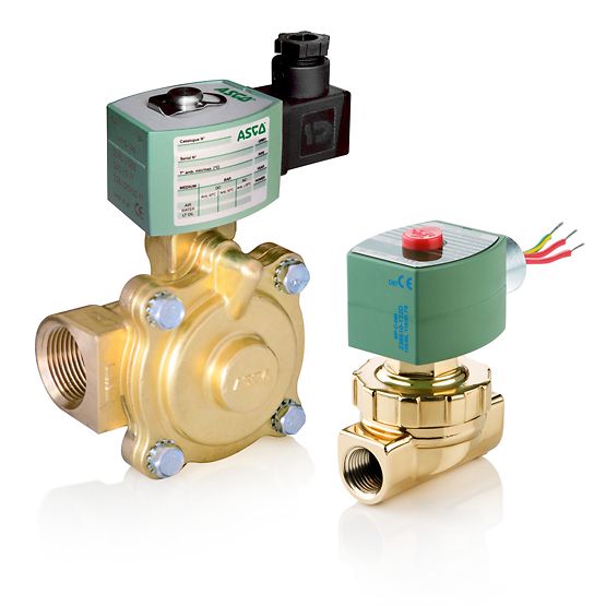 267 Series Brass NO 2-Way Hot Water/Steam Valve