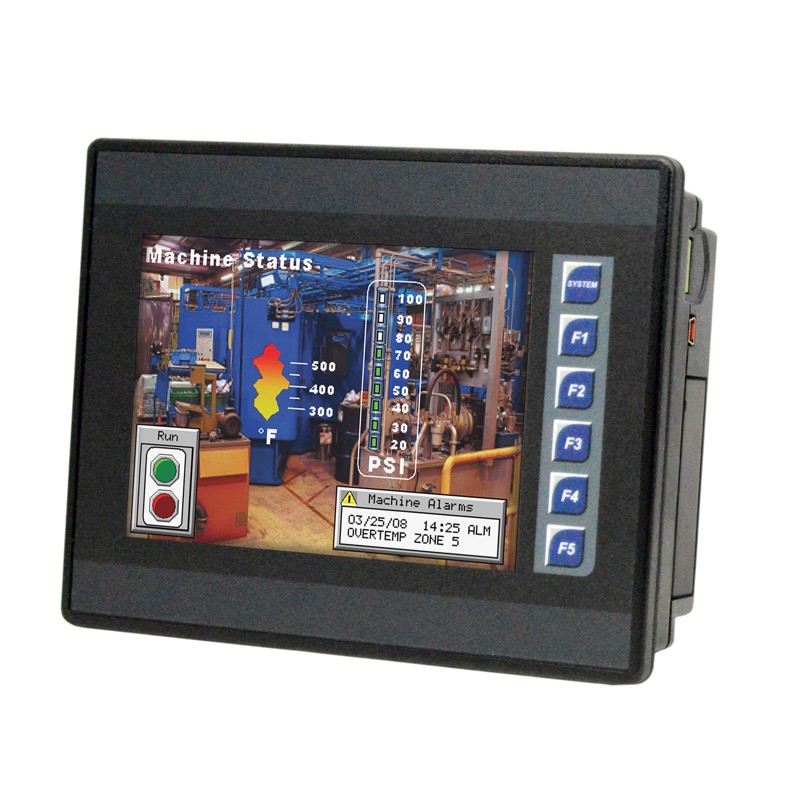 EXL6 Controller 5.7", 12 DC In, 6 Relay Out, 4 Analog In, (mA/V), with Enhanced IEC License preloaded